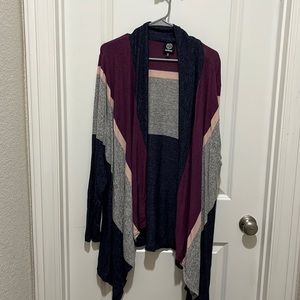 Bobeau. Plus size. Wallace Brush Cardigan. 2X.